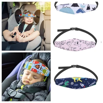 Baby Car Seat Head Support Children Fastening Belt Adjustabl...
