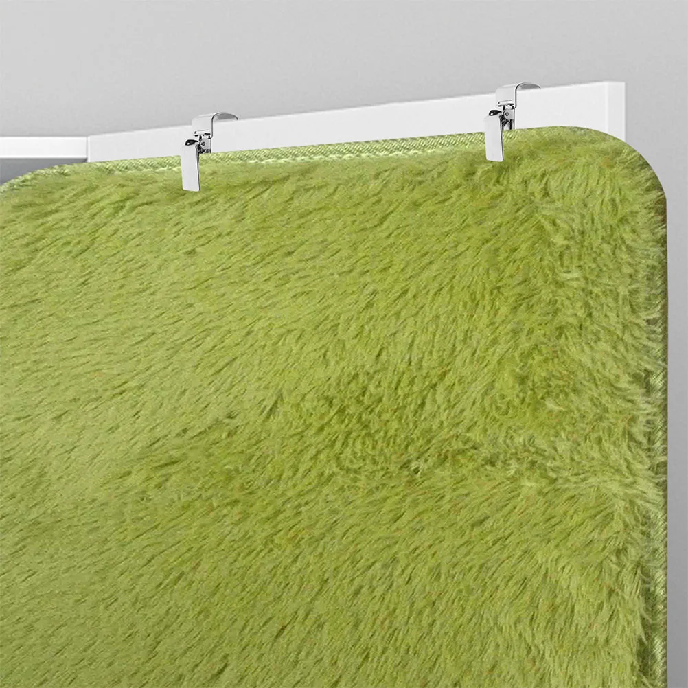 

4Pcs Heavy Duty Rug Clips Metal Curtain Holders Silver Fabric Clamps for Hanging Tapestry Blanket Anti Slip Tapestry Holder