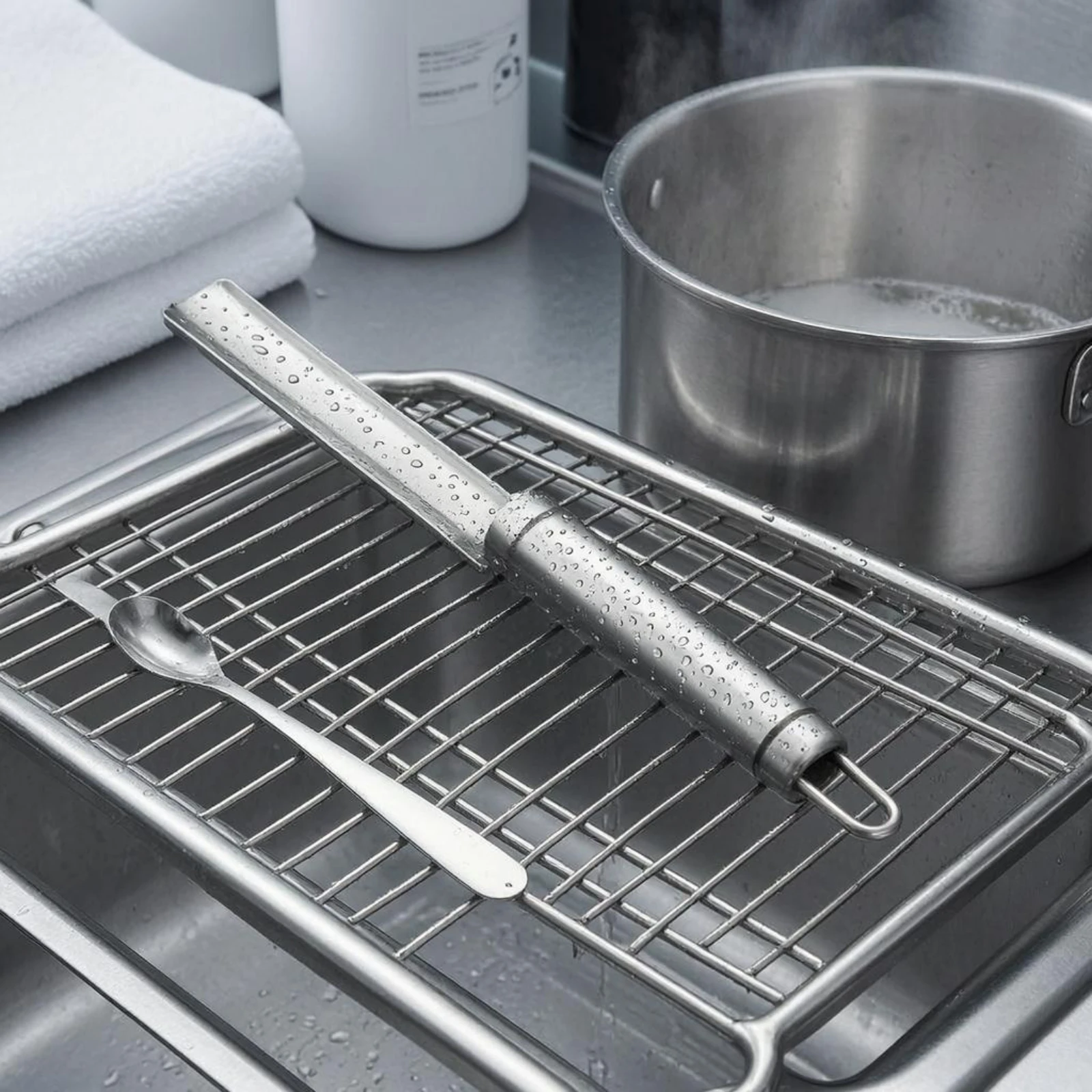 Stainless Steel Meatball Maker Loop Handle Metal Meatball Forming Tool Kitchen Utensil Set Black Accent Band