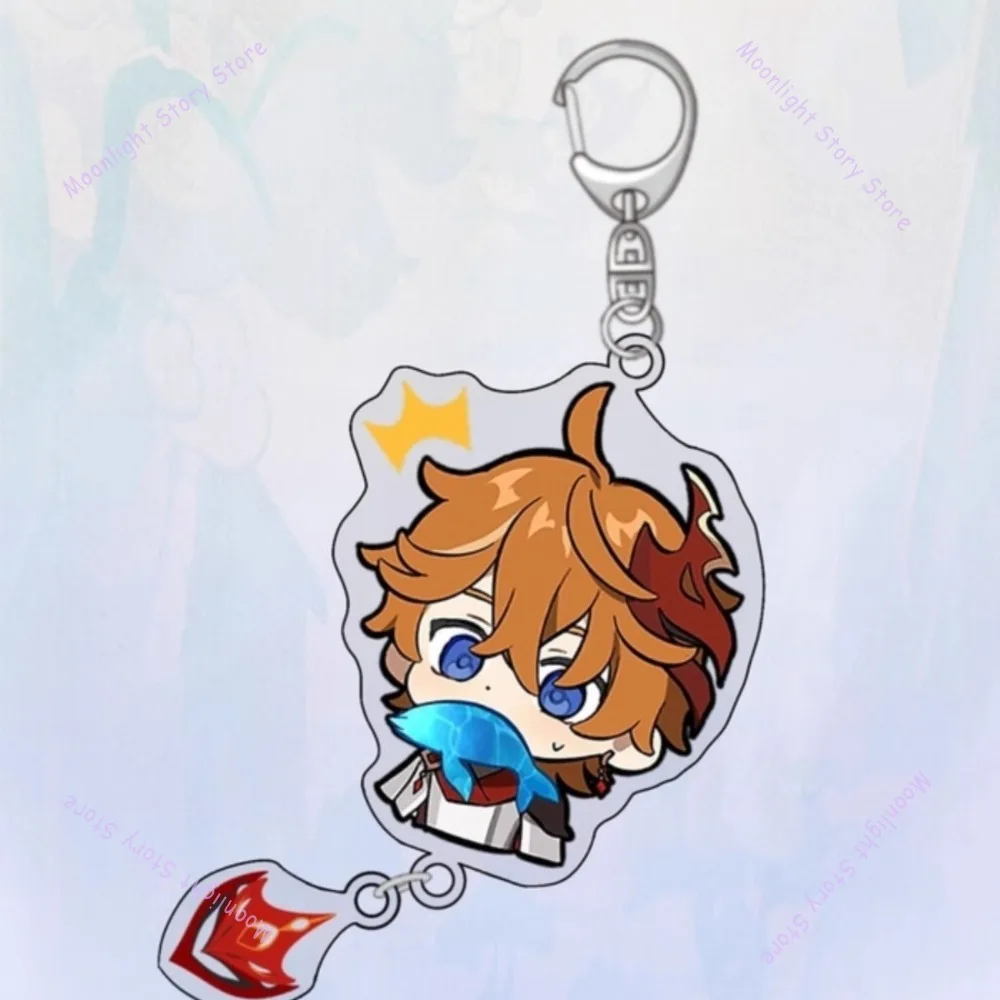 Genshin تأثير لعبة المفاتيح Nashida Wendyfu نينا شياو Skirmisher الرعد العام هو الجوز المحيطة قلادة هدية لمحبي