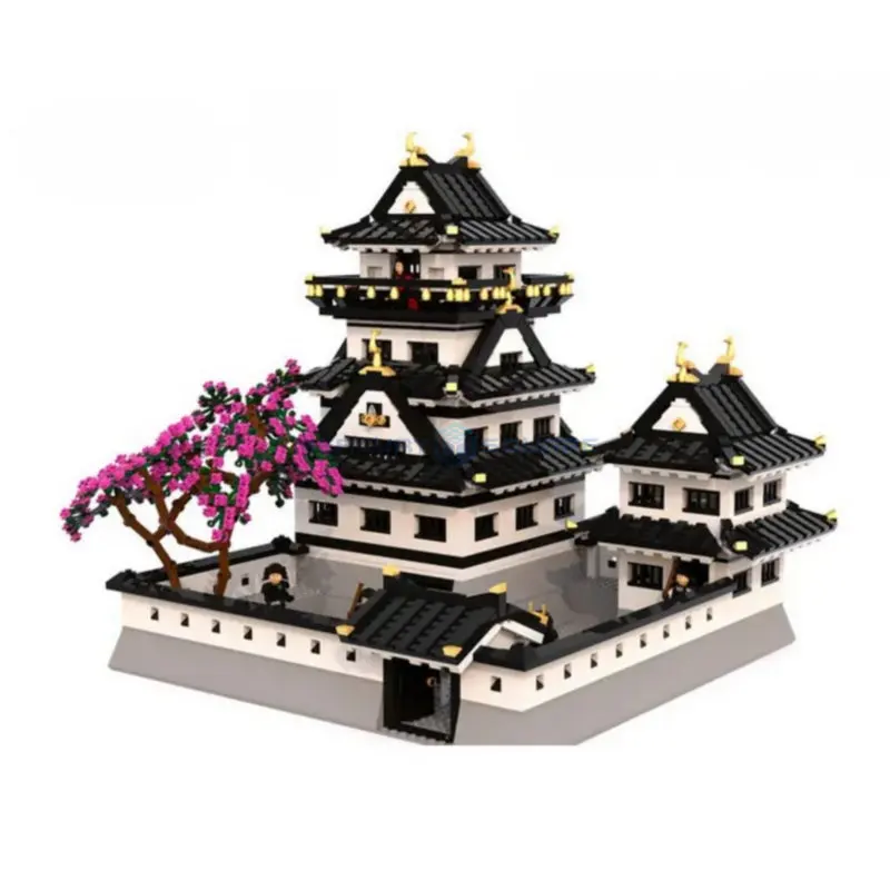 Himeji Schloss Modell Bausteine Moc 39101 japanischen Stil Stadt modulare Architektur Ziegel Ideen Spielzeug Set Geschenk Kinder Jungen Mädchen