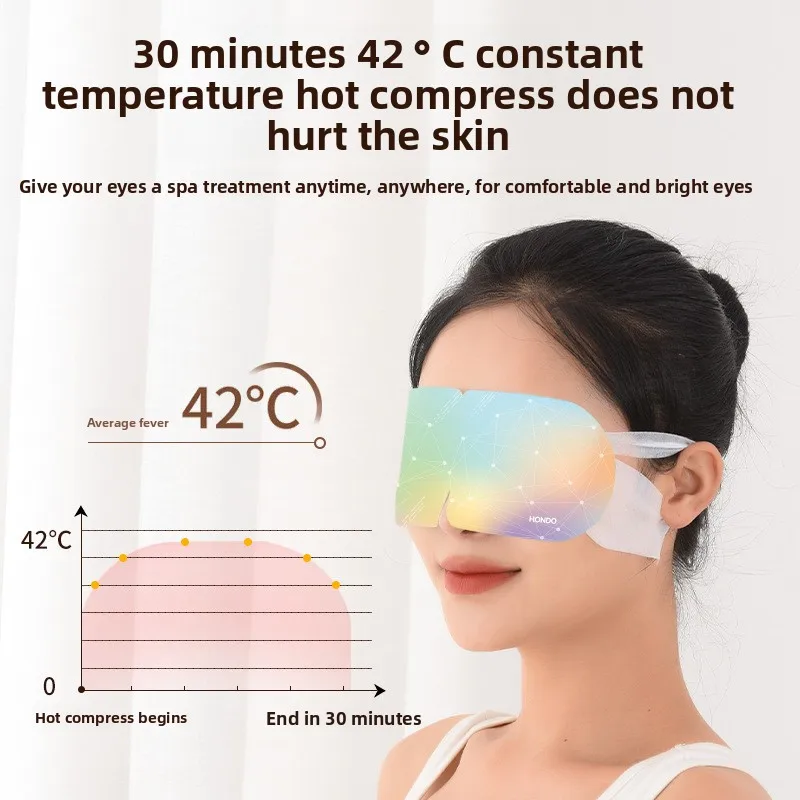 قناع عين بالبخار مكون من 10 قطع من Mugwort & Lutein - علاج حراري مخصص للعيون المتعبة، مورد بالجملة #2