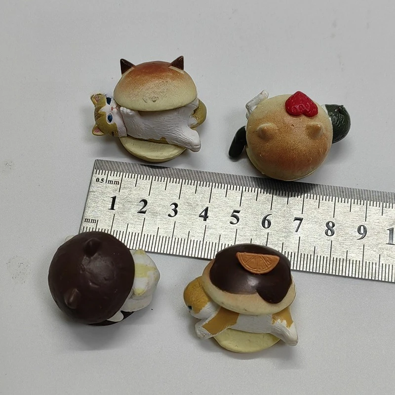 صندوق غامض جديد على شكل قطة برجر، شخصية قطة، نموذج لعبة، عرض ديكور عصري، صندوق مفاجآت على شكل قطة هدية عيد ميلاد