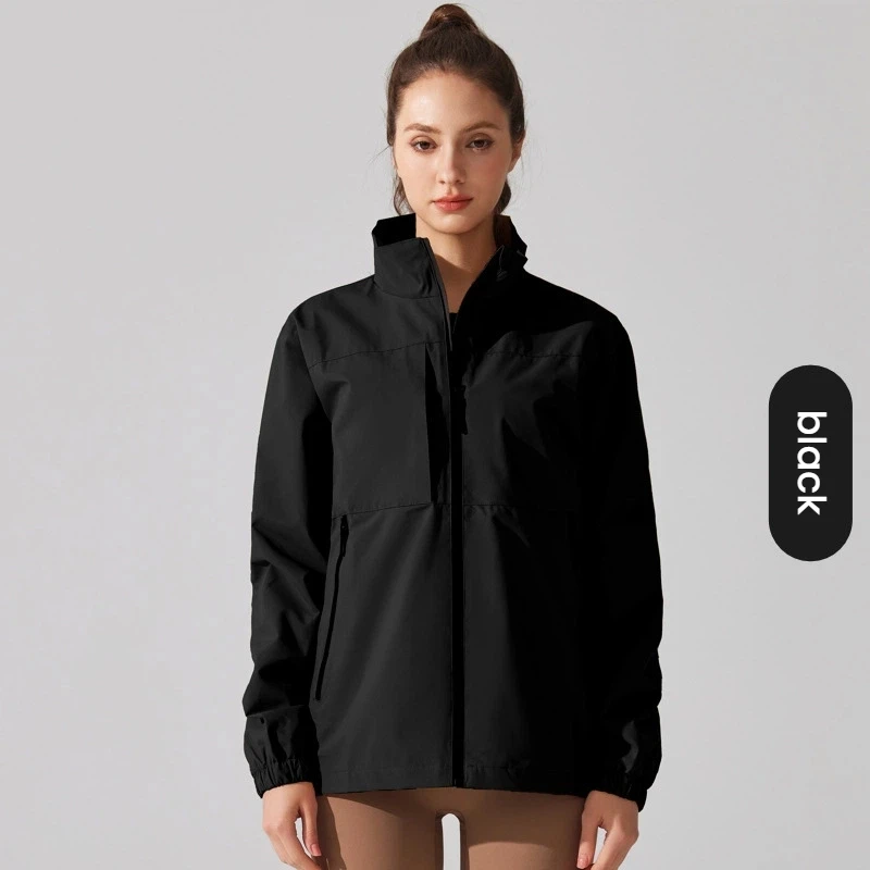 Women's windbreaker Coat Unisex Lightweight 3-Proof Hiking Sun Protection Jacket Running Sport Trench coat for woman large sizes