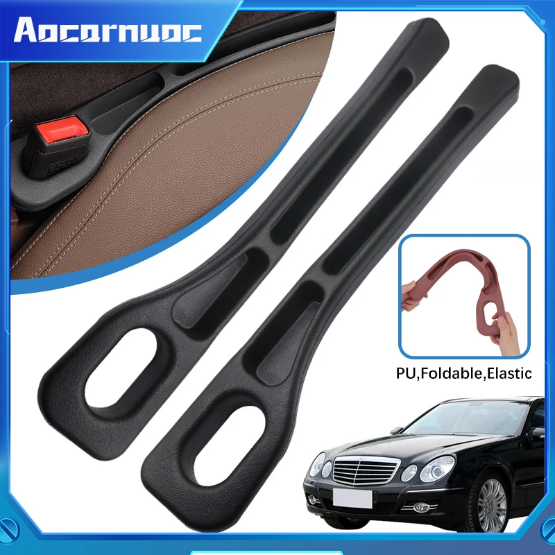 

Car Seat Gap Filler Between Seats Crevice Decoration Interior Accessories For Mercedes Benz E Class W212 Sedan E200 2009-2015