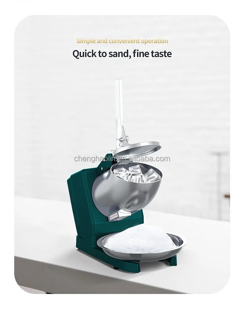 Multifunctional Electric Ice Shaver Machine Professional Homeuse Making Ice Cubes and Fruit Smoothies Home Use Ice Crusher