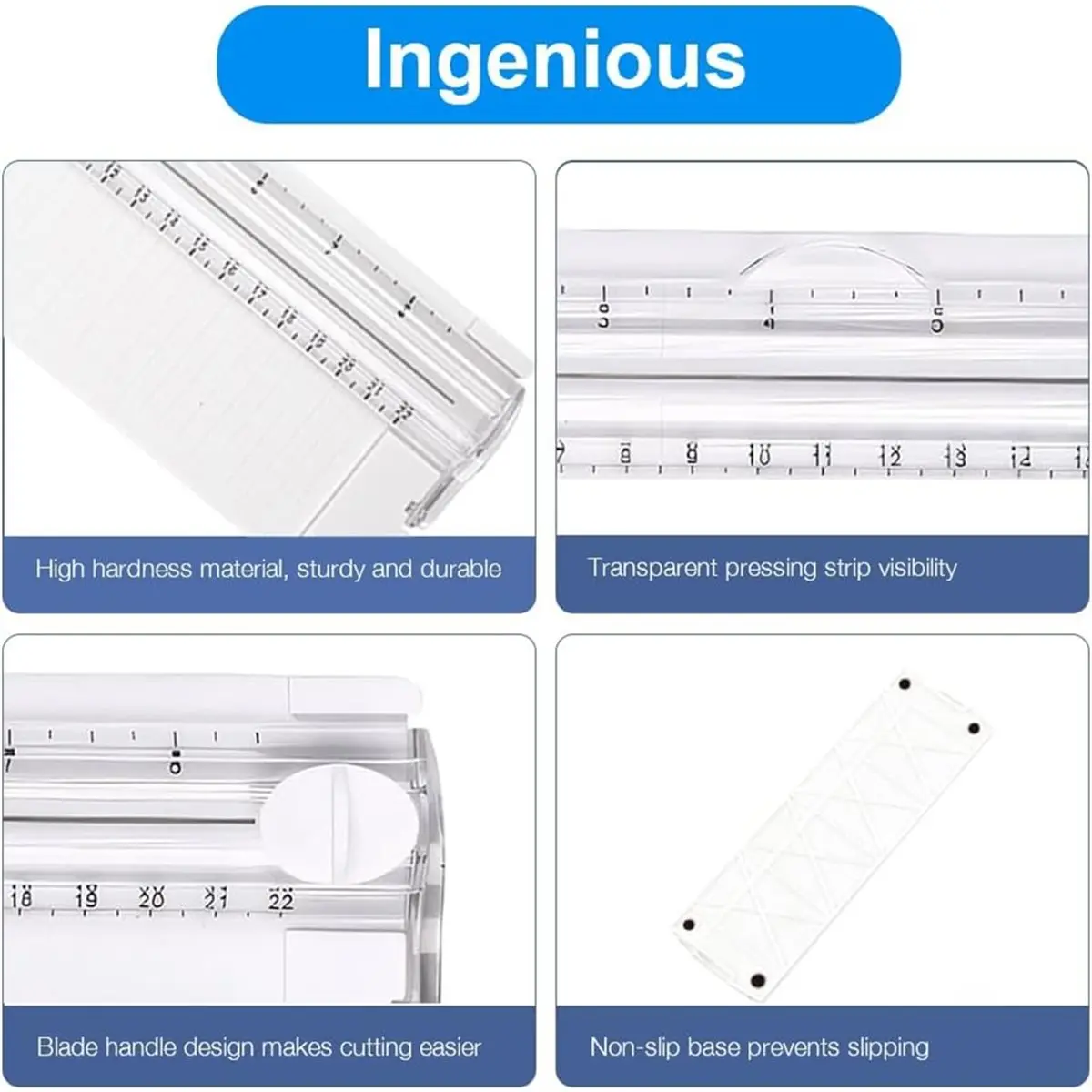 High-quality PC accessories in Stock Mini Paper Cutter Portable Guillotine for A4 A5 Photos Crafts