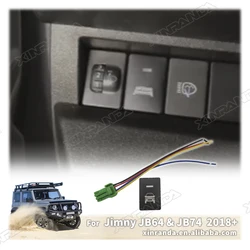 Jimny JB74 Accessories Car Switch Button with Wire for Suzuki Jimny Gen4 JB64 JB74 3Door 5-doors 2019-2026 Spot Lights Switch