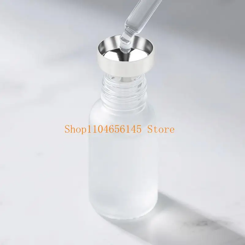 3 Pcs Metal Funnel Perfume Funnel Liquid Dispensing Tool Liquid Transfer Funnel for Kitchen Cosmetics and Liquids