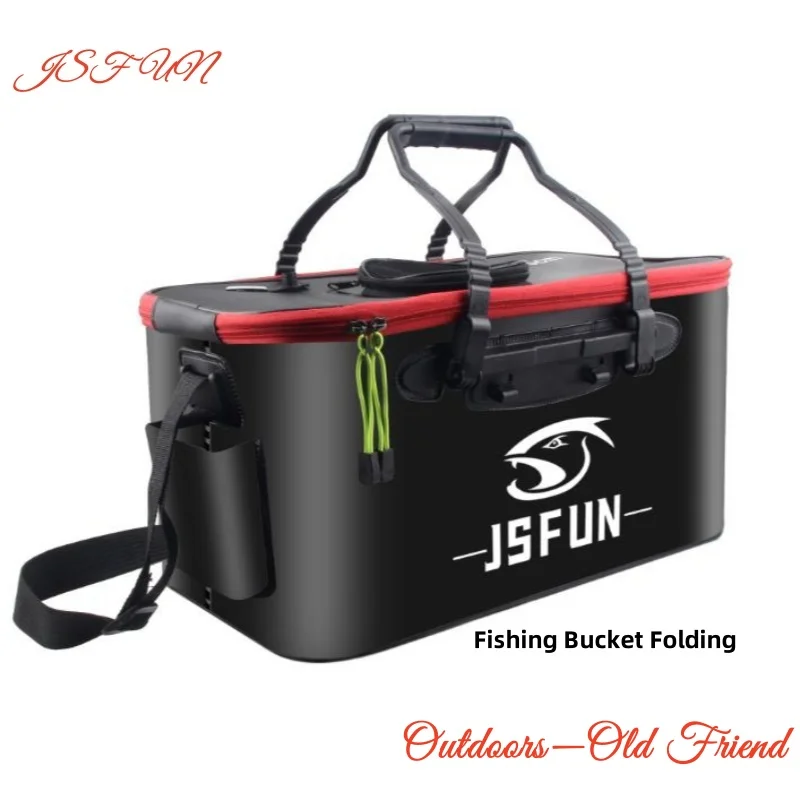 

Fishing Bucket New Folding Thickening Living Fish Bucket Without Oxygen Pump Portable Water Tank Outdoor Fishing Live Fish Box