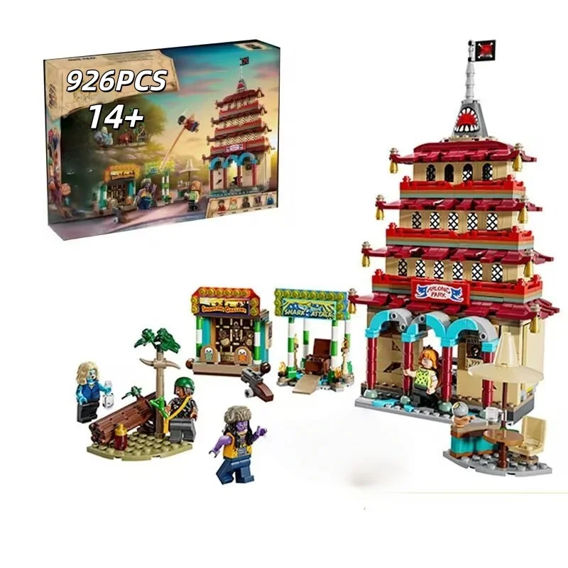 

2025НОВЫЙ 926 шт. 75638 Dragon Paradise Battle, обучающий строительный блок, игрушка, креативная серия, подарок на Рождество и день рождения