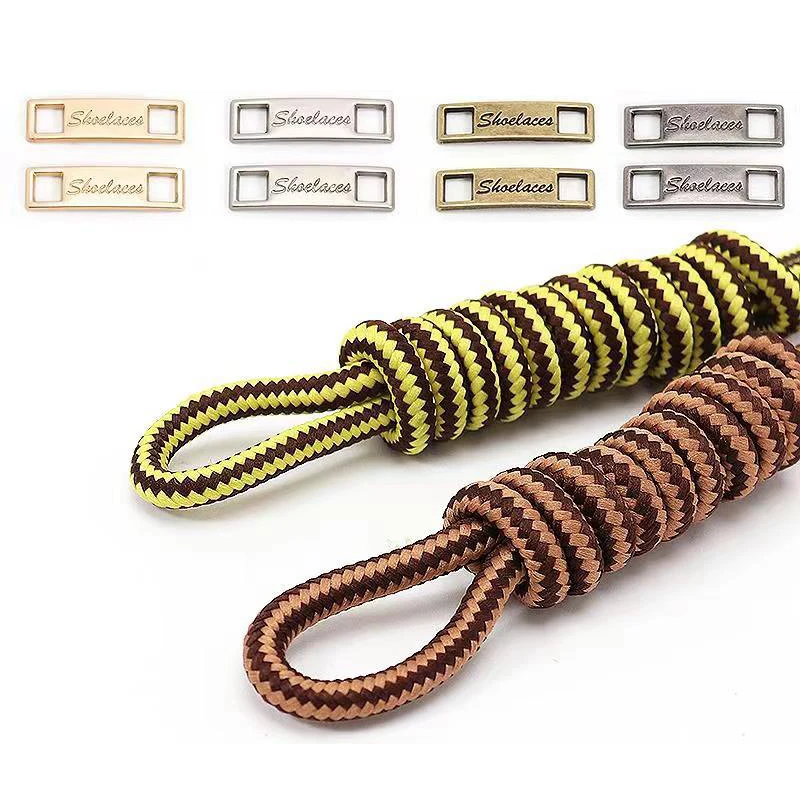 

Fashion Round Boot Shoelaces Rubber Band for Shoe Sturdy for Men Women's Sport Shoes Laces for Sneaker Leather Shoes Accessories