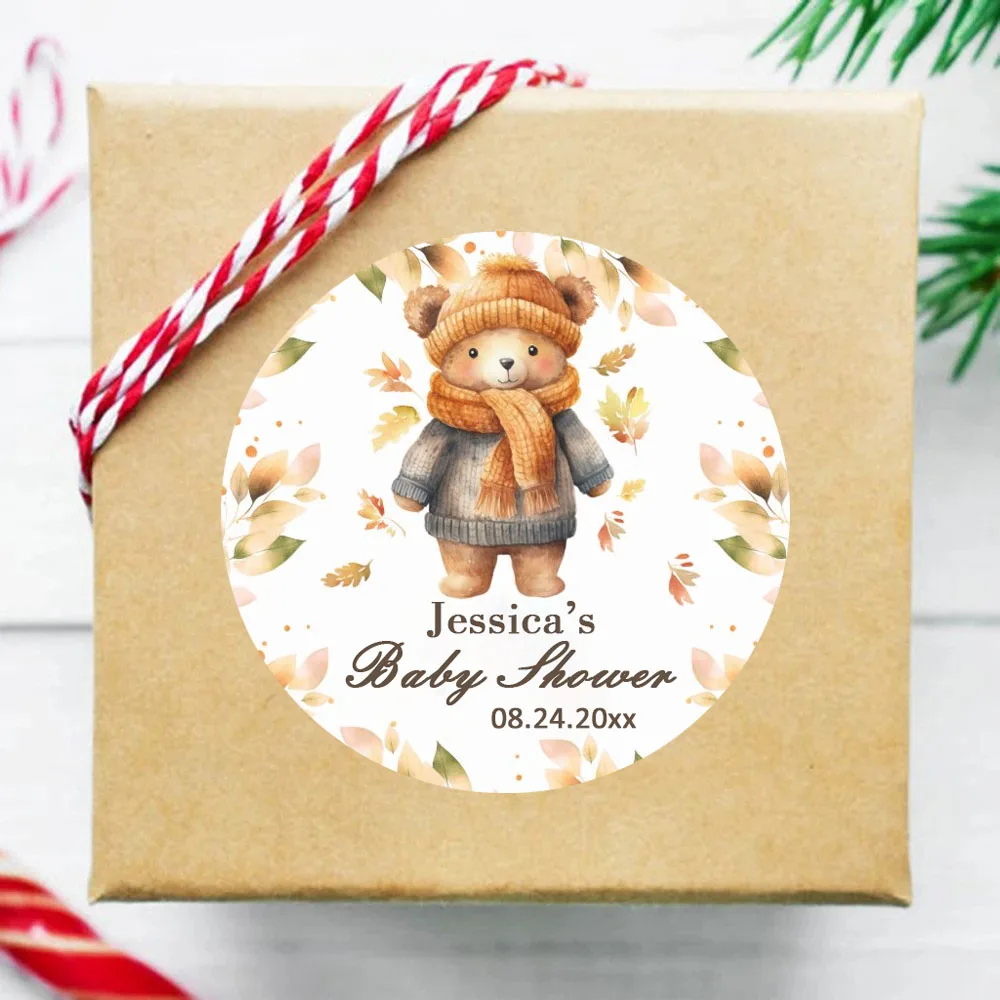 90pcs Custom Personalized Name and Birthday Stickers (For Baptism, Parties, and Gift Wrapping)