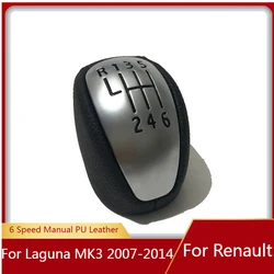 Manual Car Gear Shift Knob Handle Shifter Lever for Renault Laguna 3 MK3 2008 2009 2010 2011 2012 2013 2014 Car Accessories