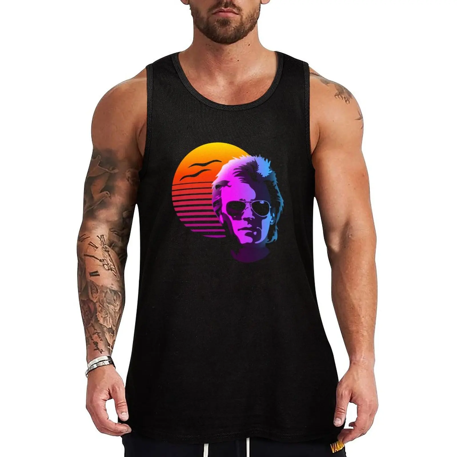 

80's Heroes - Mac [black] Tank Top sleeveless Men's t-shirts gym t shirt men Men's gym gym