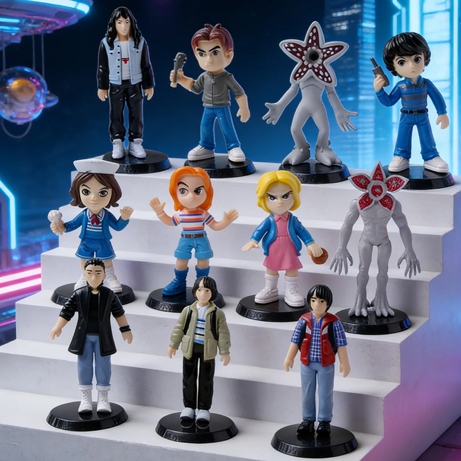 

6-12 шт. Аниме-фигурки в стиле кукол, игрушки «Естящий цветы человек», коллекционные фигурки из ПВХ, милые игрушки для детей, рождественские подарки