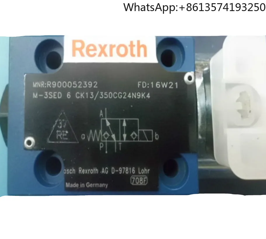 

Rexroth M-3SED6CK13/350CG24N9K4 Hydraulic Solenoid Valve