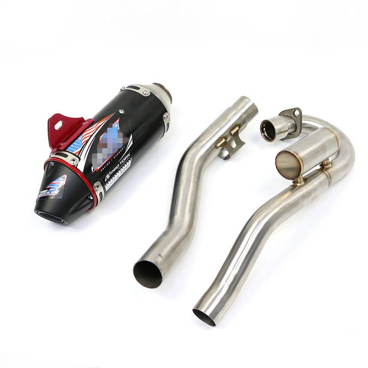 Engine Assembly Exhaust Muffler Pipe Motorcycle Exhaust System for honda CRF150 CRF230 CRF250 Motorcycle Racing Exhaust