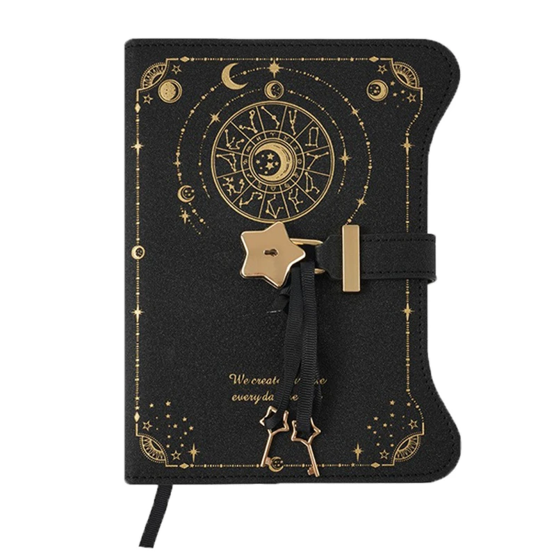 agenda-con-candado-de-pentagrama-de-estilo-vintage-ideal-para-estudiantes