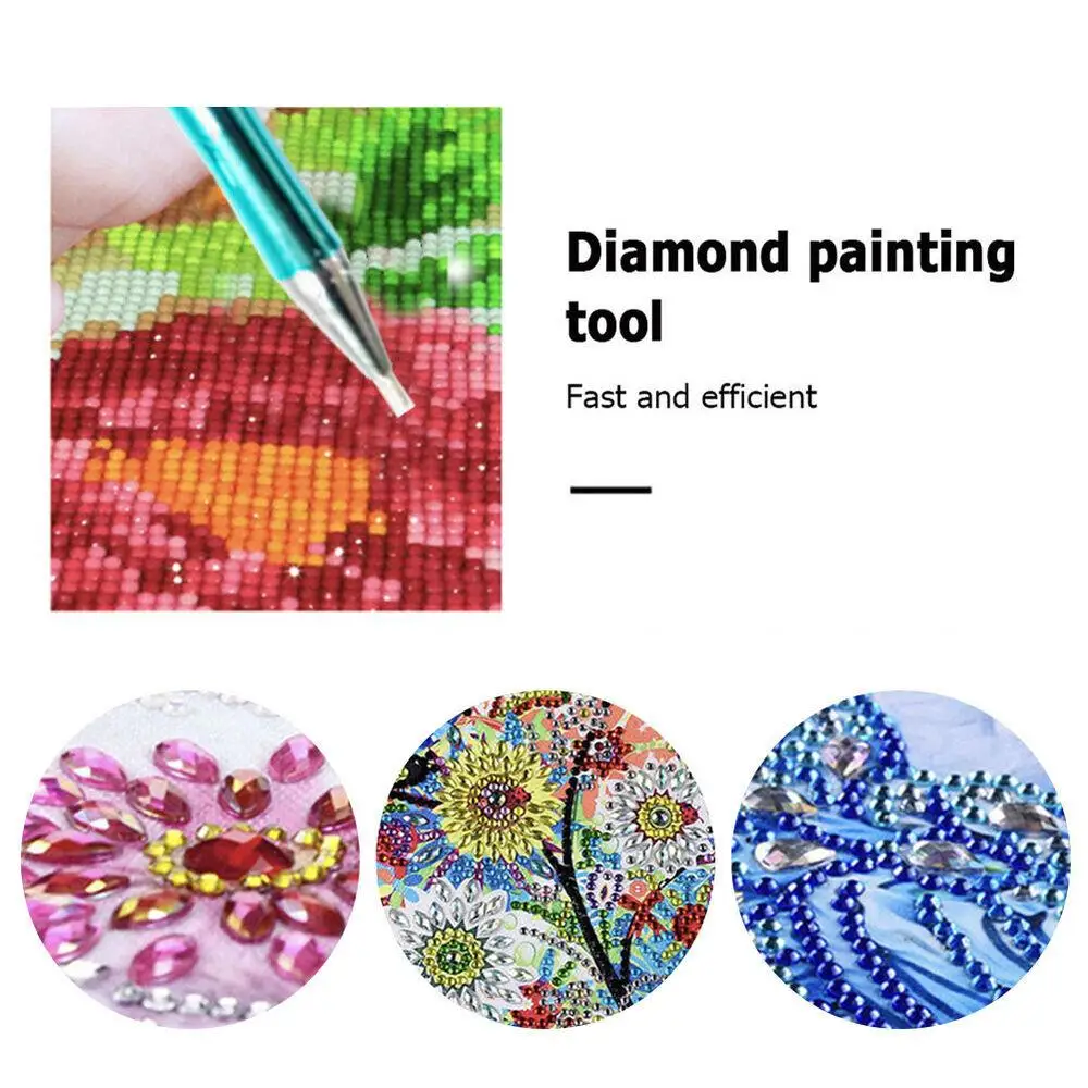 New DIY Craft Diamond Painting Pen Nail Art Gem Jewel Wax Ceramics Point Drill Pen Picker Tool Ergonomic Diamond Art Dots Pen