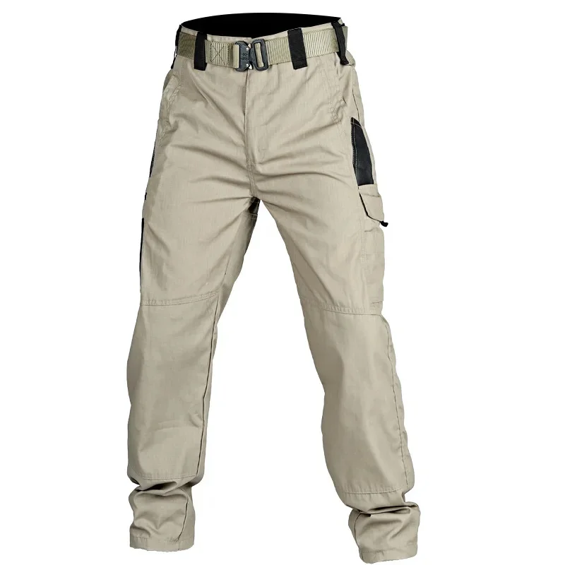 Taktische Freizeithose für Herren mit mehreren Taschen, Cargohose, Outdoor-Wanderhose, verschleißfeste Trainingsoverall – Detail 3