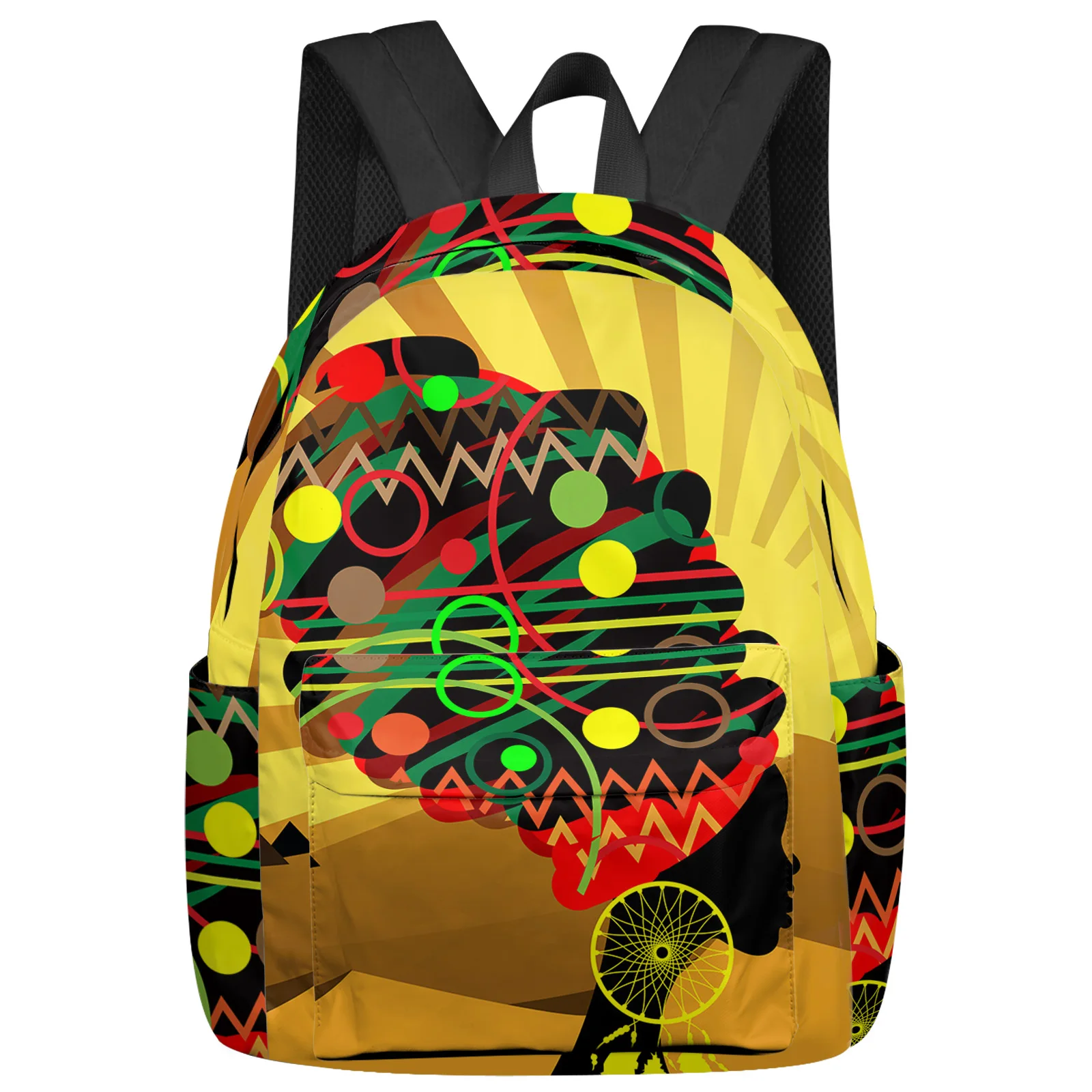 

African Woman Silhouette Desert Feminina Backpacks Teenagers Student School Bags Laptop Backpack Men Women Female Travel Mochila