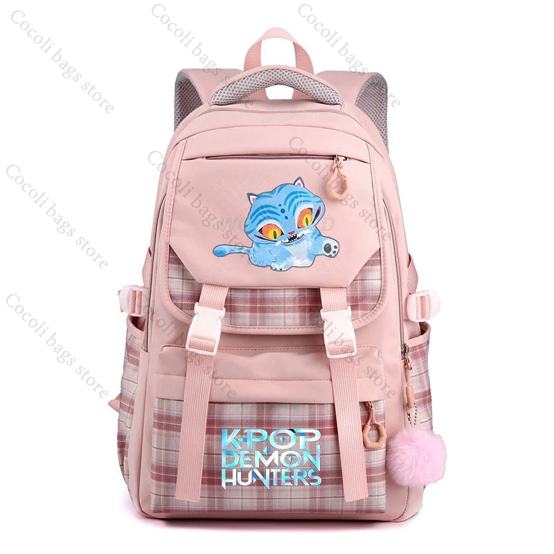 Mochila KPop Demon Hunter 2025 de moda, mochila escolar para niñas, mochilas escolares Kawaii, mochila para niñas y niños, mochila para volver a la escuela