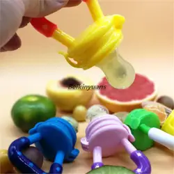 Chupete de pezón para bebé, alimentador de pezón para niño pequeño, comida de fruta fresca, pezón de alimentación para niño y niña recién nacida