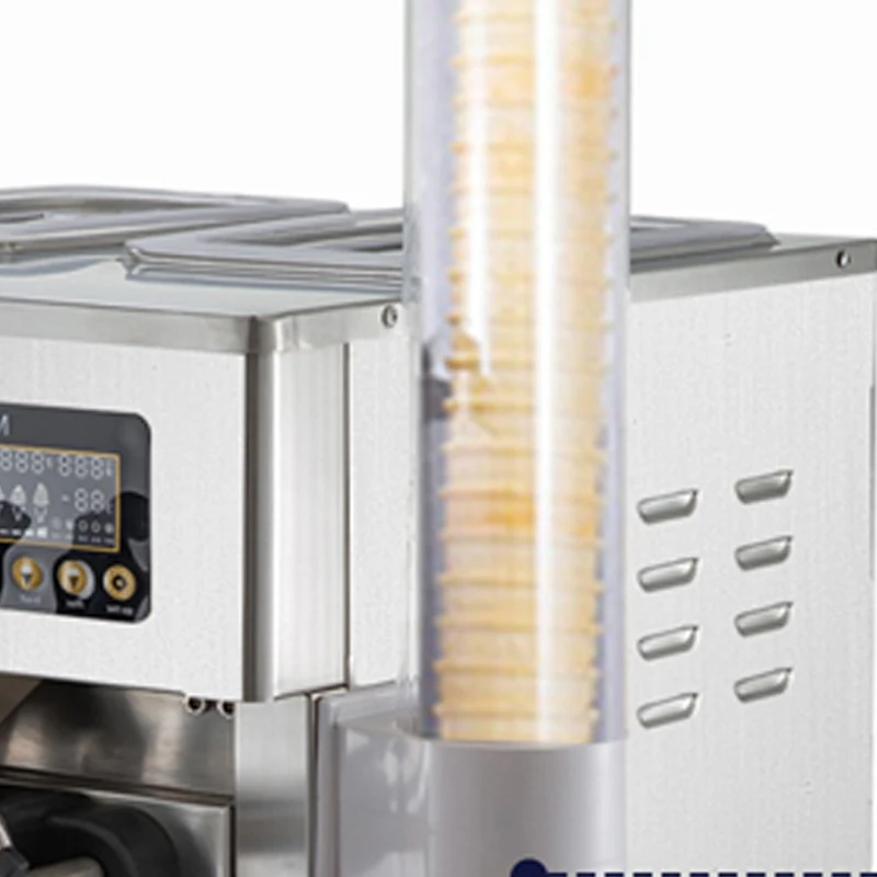 Coffee Shop Dessert Shop Soft Ice Cream Machine Commercial Desktop 220V 110V Sweet Cone Ice Cream Maker Equipment 1200W