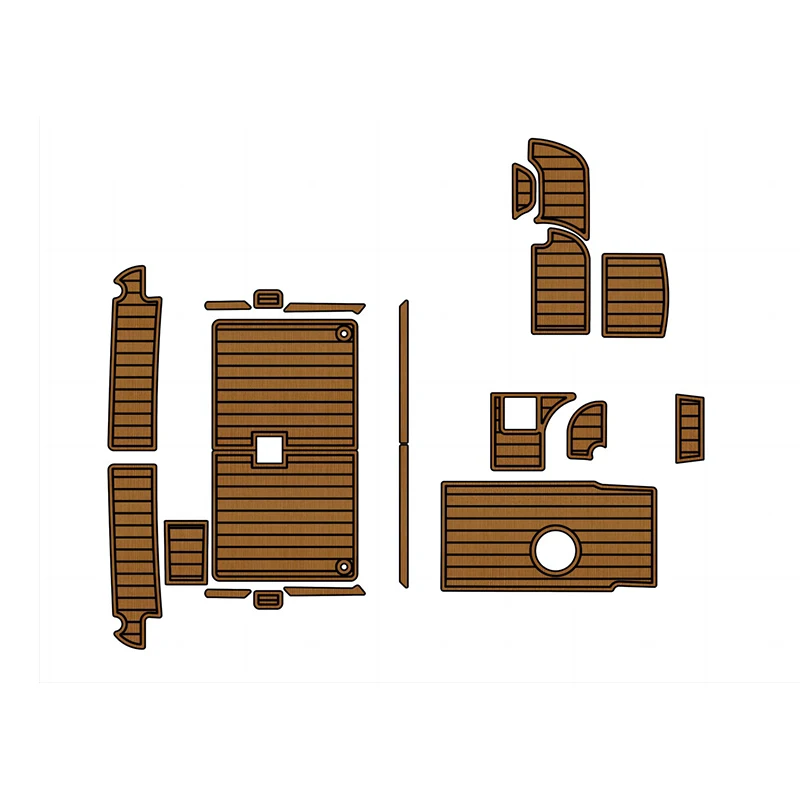 

Изготовленные на заказ коврики из пенопласта Eva для гидроциклов, морские тяговые коврики для Bayliner 2355, платформа для плавания, коврик для кокпита, аксессуары для лодок