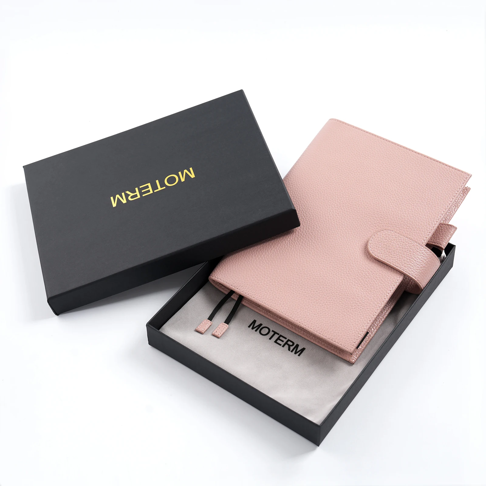 Moterm Original Series A5 Plus Cover for Hobonichi Cousin A5 Notebook Genuine Pebbled Grain Leather Planner Organizer Agenda
