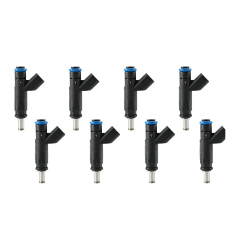 Set 8 Fuel Injectors 51211132 812-11132 RL591851AA For Jeep Chrysler 300 Hemi 5.7L V8 2005-2009