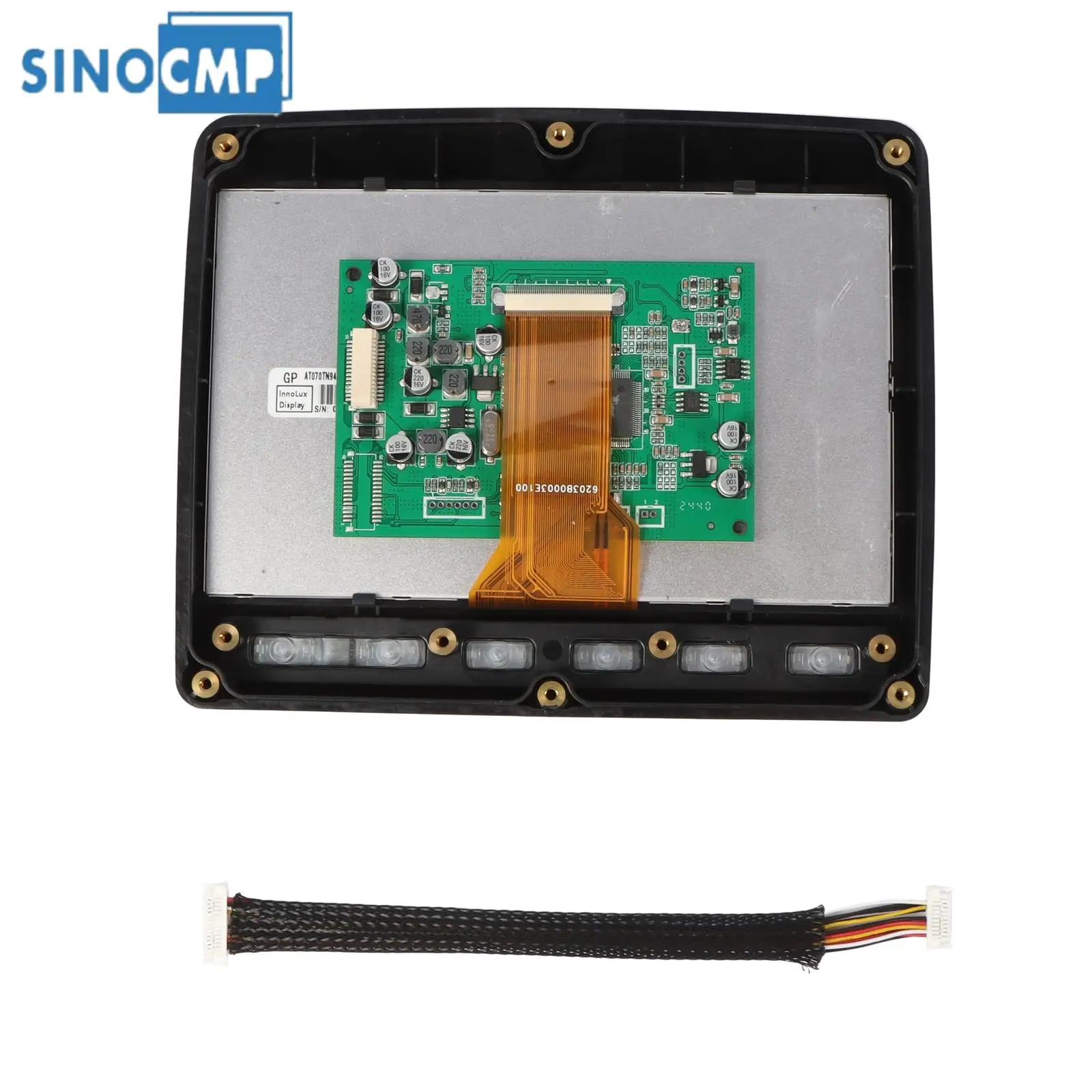 Monitor LCD Module Display Panel Screen For Excavator Komatsu  PC130-8 PC190-8 PC200-8 PC220-8 PC300-8 Parts 12 Mouths Warranty