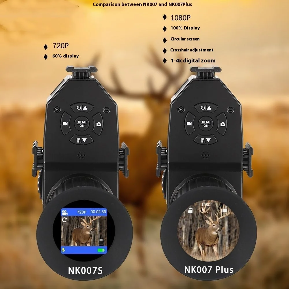 جهاز رؤية ليلية Megaorei 007plus، تلسكوب صيد تكتيكي رقمي عالي الوضوح بالأشعة تحت الحمراء، نطاق 5x قابل للتعديل #2