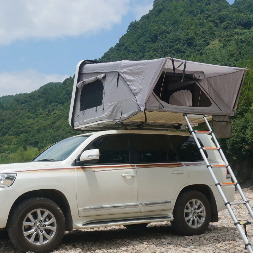 Classic Waterproof Hard Shell Car Rooftop Tent Outdoor Camping Tents Canvas