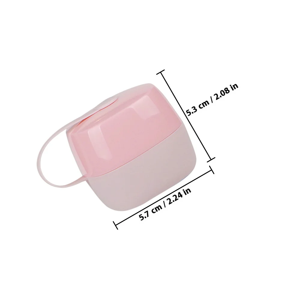 4Pcs Baby Pacifier Storage Box Cute Portable Organizer Travel Pacifier Holder Case Safe Clean Storage Compact Design