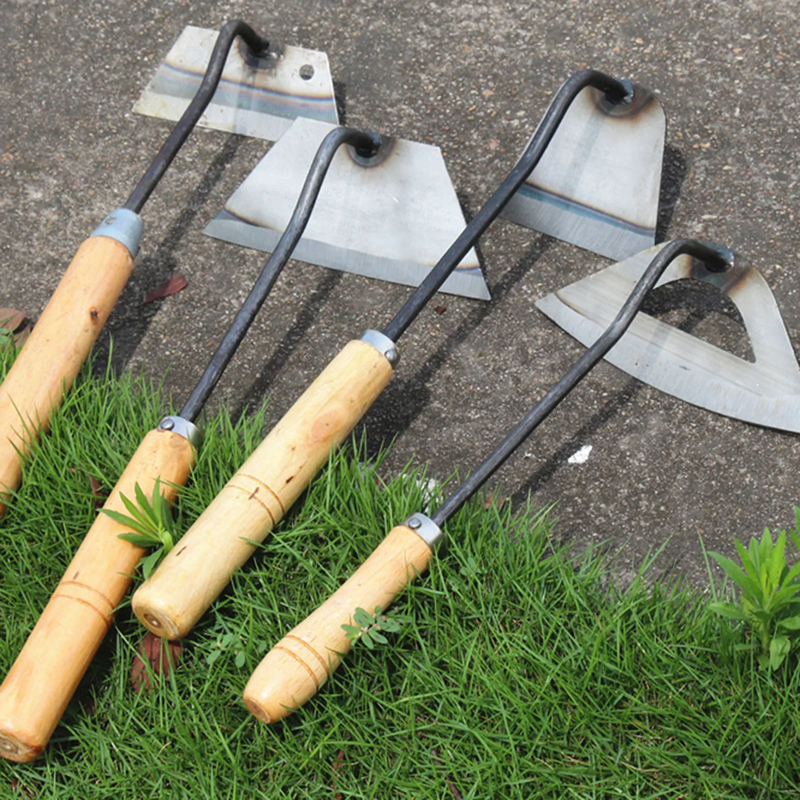 Imagem -03 - Aço Carbono Handheld Weeding Hoe Garden Weeding Rake Suit para o Plantio de Fazenda Vegetal Agricultura Ferramenta Suprimentos de Plantas de Jardinagem