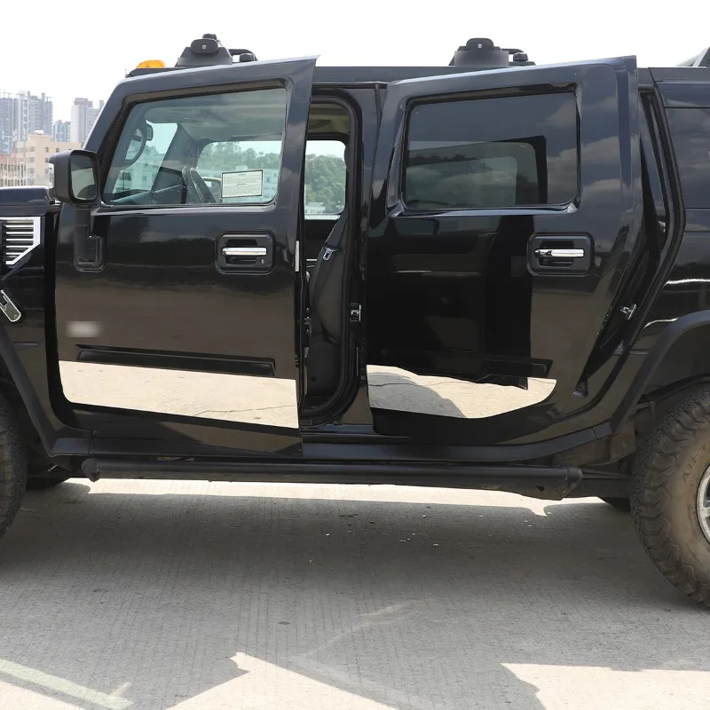 For Hummer H2 2003-2009 Stainless Steel Car Side Door Trim Side Door Body Molding Strips Cover Trim Car Accessories