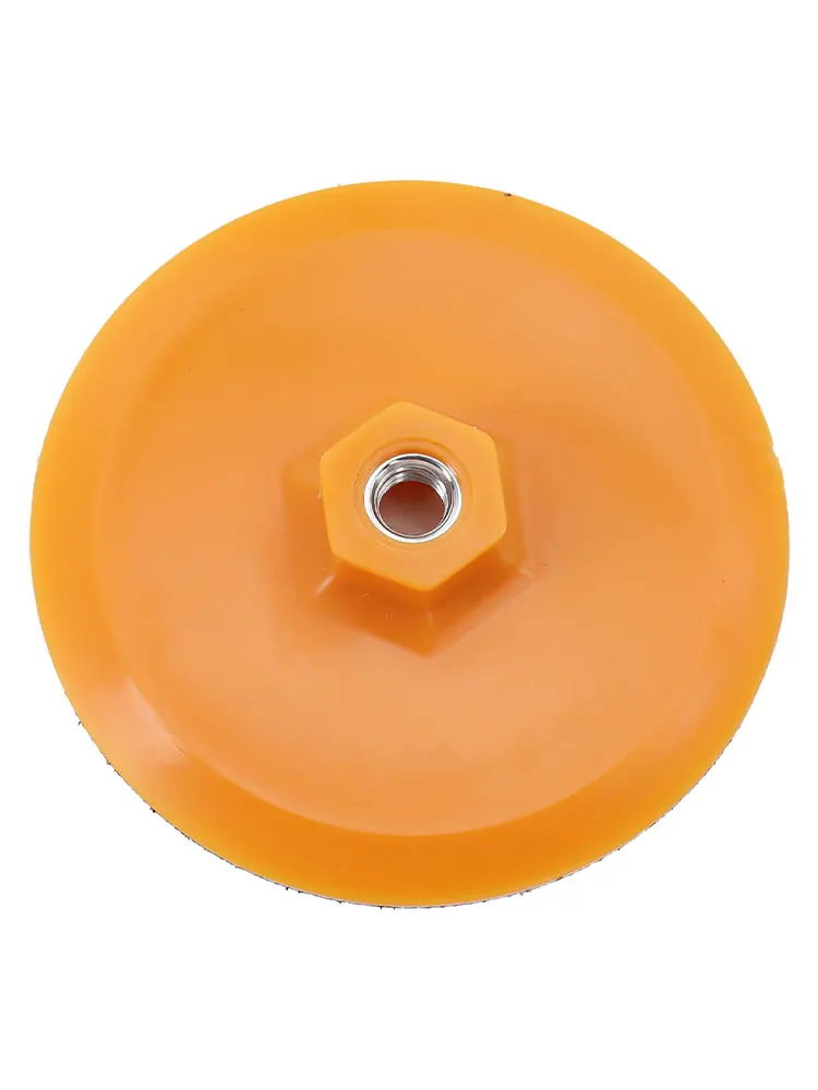 Disco de Lixa com Base de 3/4 Polegadas, Tipo de Rosca M10, Almofadas de Polimento com Gancho Preto, Materiais de Alta Qualidade