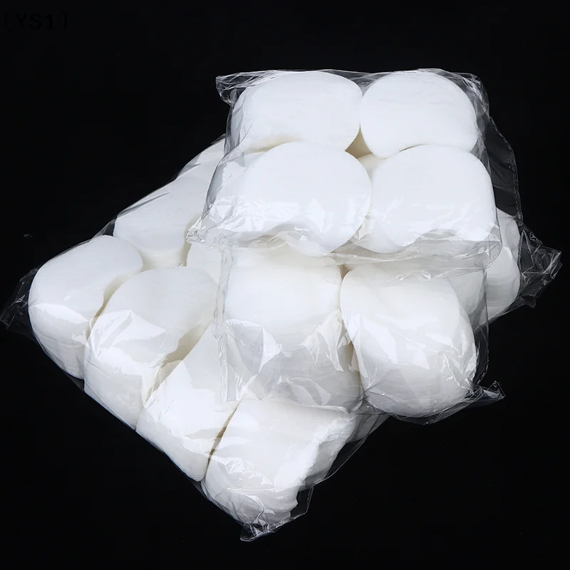 〔YS1〕60/300/600/1200pcs Disposable Soft Pearl Notched Design Cotton Pad Facial Cleaning Makeup Remover Cosmetic Tool