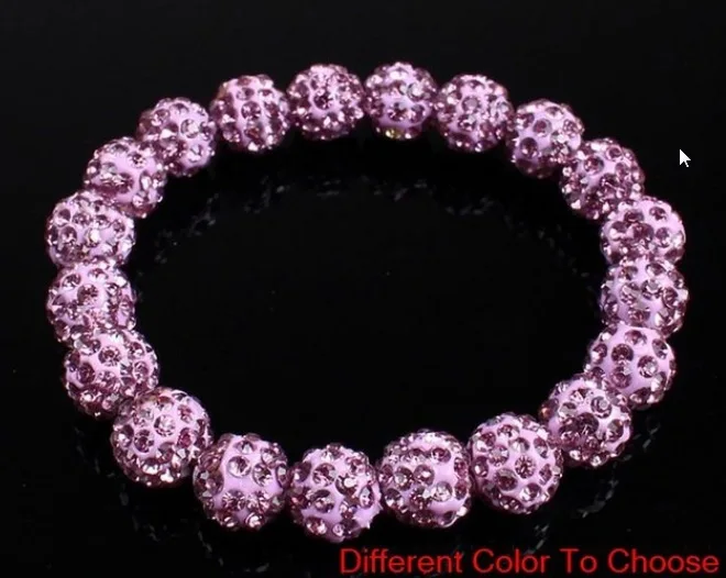 1pcs 10mm Baseball bracelet for Men Bling Rhinestone Ball Beaded bracelet  baseball Players Lovers Inspired Jewelry  h5  h5