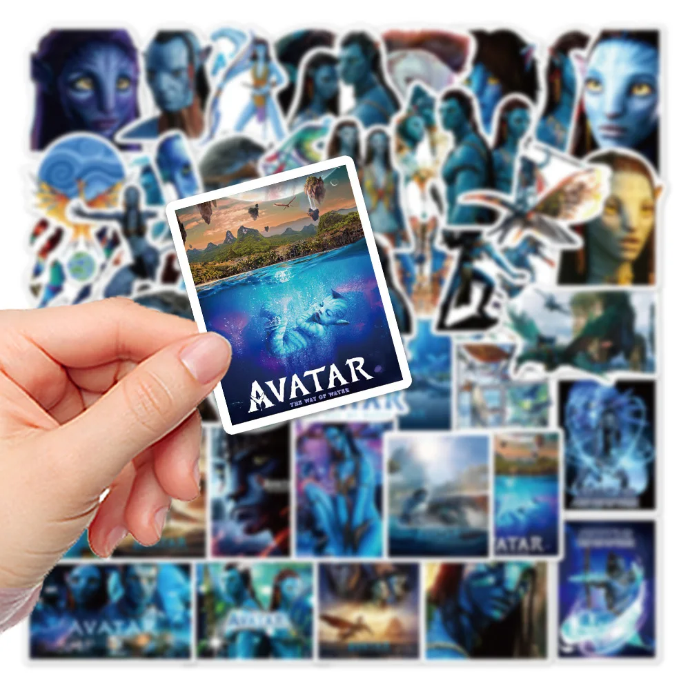 10/30/50PCS Disney Movie Avatar Stickers The Way of Water Decals DIY Skateboard Phone Car Vinyl Cool Cartoon Sticker for Kids