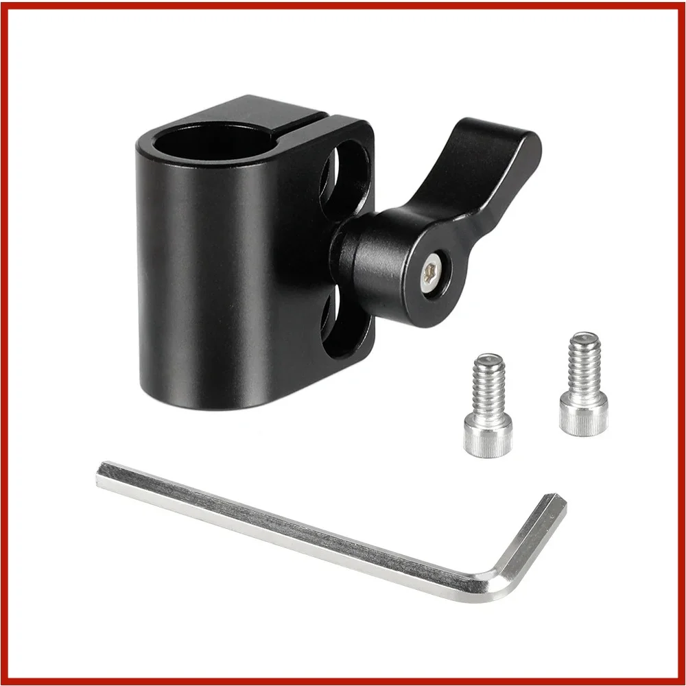 

Стандартный адаптер CAMVATE с одним стержнем 15 мм и монтажным винтом 1/4 "-20 для крепления монитора/микрофона/EVF/вспышки/видео светильника