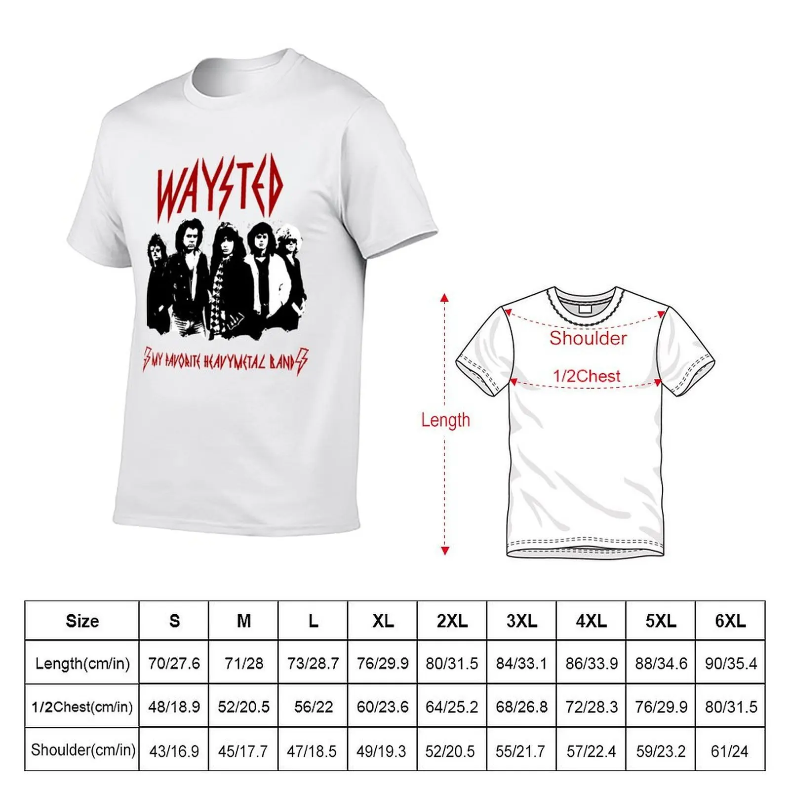 Waysted Shirt T-Shirt man t shirt cotton man t shirts for men casual T-Shirt