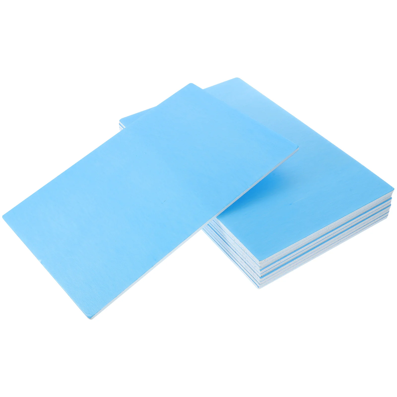 10 Pcs Blank Foam Board Sink Mat Polystyrene White Poster DIY Foams Boards Material for Projects Thick Decorate