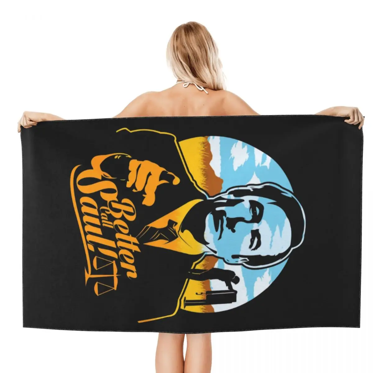 Custom Heisenberg Breaking Bad Soft Linen Microfiber Beach Bath Towel Quick Drying Better Call Saul Bathroom Pool Towels