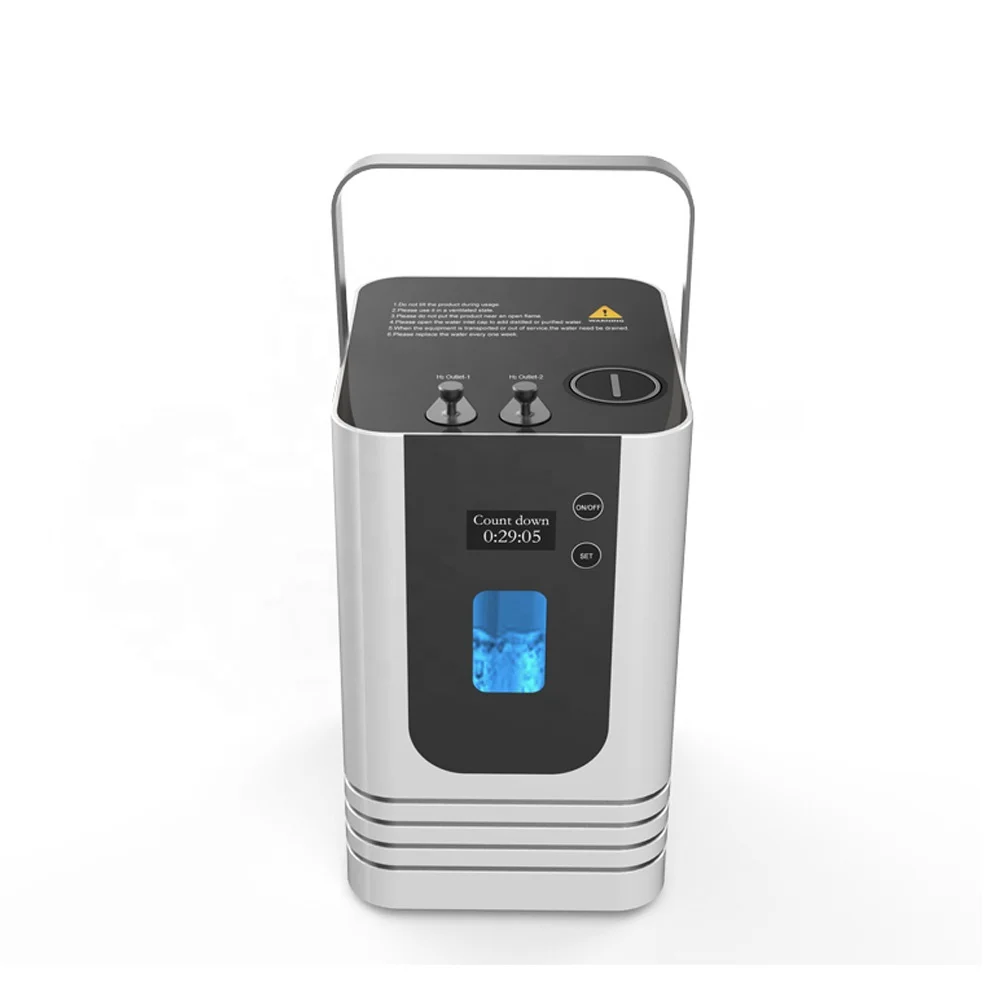 99.99% High Purity H2 Hydrogen Inhaler Hydrogen Water Generator Inhalation Machine PEM Ionizer for Home Car Travel
