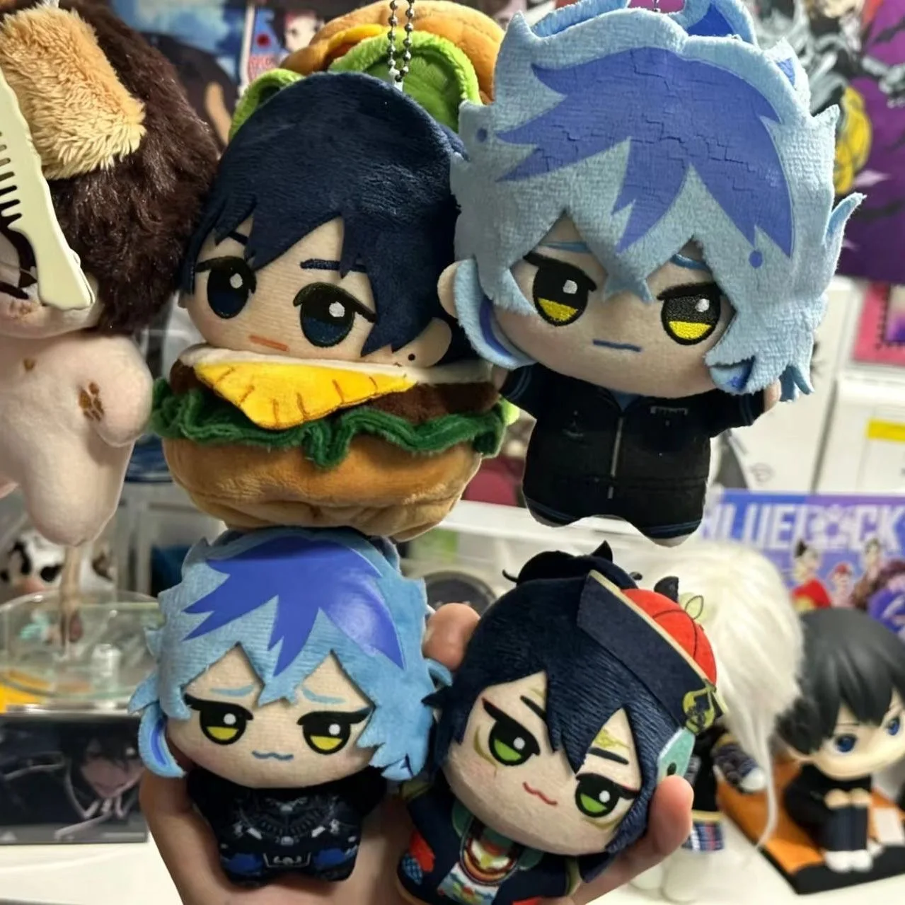 

10cm Stuffed Twisted Idia Shroud Plushie Anime Malleus Draconia Lilia Sebek Zigvolt Ortho Shroud Plush Doll Toys Pendant Gifts