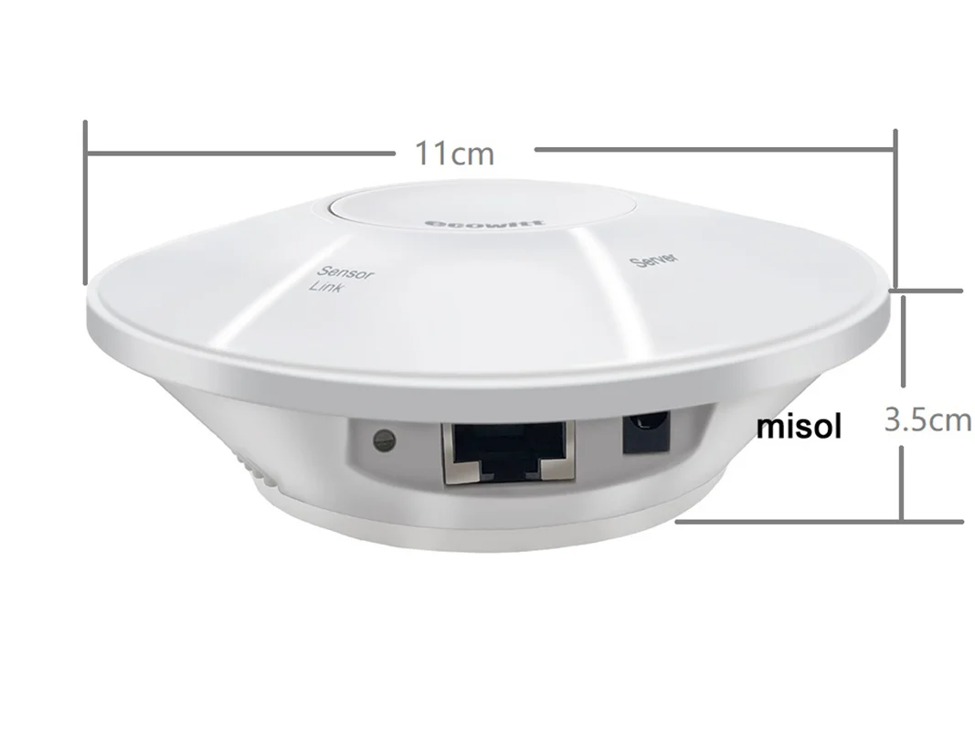 Station météo Misol hub intelligent GW2002 passerelle WiFi vitesse du vent direction du vent température de pluie humidité