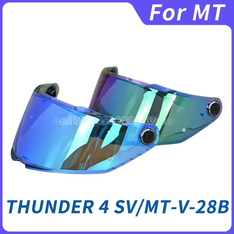 MT Replacement Face Shield for Model THUNDER 4 SV Helmet MT-V-28B Helmet Lens Original MT Parts